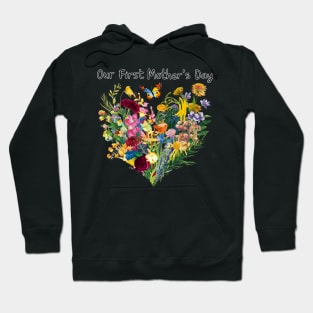 Our first mothers day vintage fun print shirt Hoodie